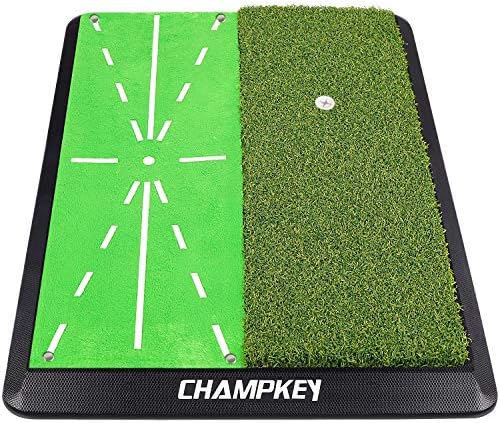 Champkey IDT Impact Golf Hitting Mat | Impact Turf and Synthetic Turf Golf Training Mat | Used for Correcting Hitting Posture and Routine Practice Champkey IDT Impact Golf Hitting Mat | Impact Turf and Synthetic Turf Golf Training Mat | Used for Correcting Hitting Posture and Routine Practice