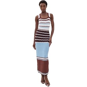 English Factory Women's Crochet Midi Dress