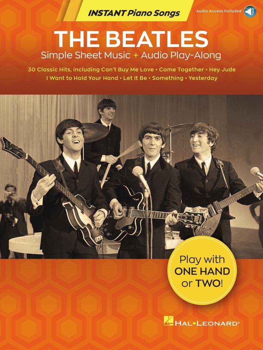 The Beatles - Instant Piano Songs Simple Sheet Music + Audio Play-Along