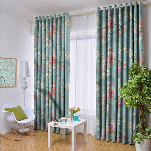 Amazon Com Hengshu Shabby Chic Blackout Curtains Gasket