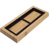 UPKOCH Whetstone Base Holder with Silicone Grip Sharpening Stone Holder for Knife Sharpening Stable Grinding Stone Stand Kitchen Sharpening Accessory 8.26 X 3.54 X 0.78 in 1 Base