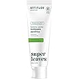 ATTITUDE Fluoride-Free Fresh Breath Toothpaste, Peppermint Flavor, Vegan, Sugar-Free, Plant & Mineral-Based Ingredients, Clea