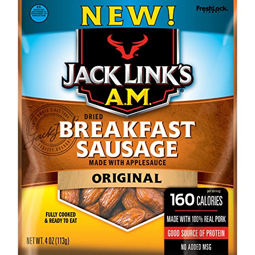 Jack Link's AM Breakfast Sausage & Jack Links AM Bacon Jerky Sampler