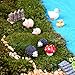 Buytra 7-Set/21 Pieces Miniature Fairy Garden Animals World Ornament Dollhouse Plant Pot Figurine DIY Decor Home Decoration