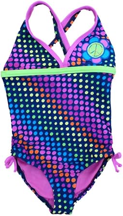neon purple bathing suit
