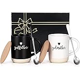 YHRJWN Godparents Proposal Gift, Godparents Gifts from Godchild, Godmother Godfather Mugs, Will You Be My Godparents, Godmother Godfather Gifts, Christmas Birthday Gifts for Godparents, 16 Oz