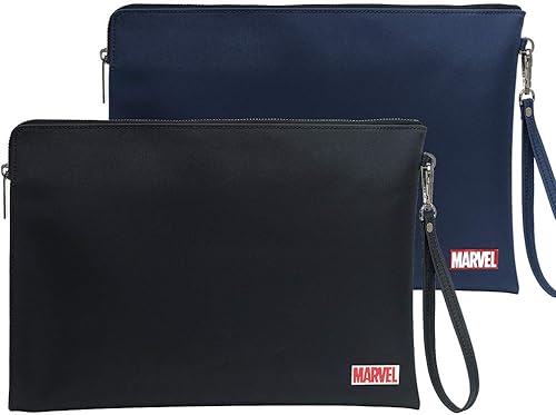 Amazon マーベル ロゴ クラッチ バッグ エンブレム ブラック ファッション カジュアル 男女共用 レディース メンズ 並行輸入品 クラッチバッグ