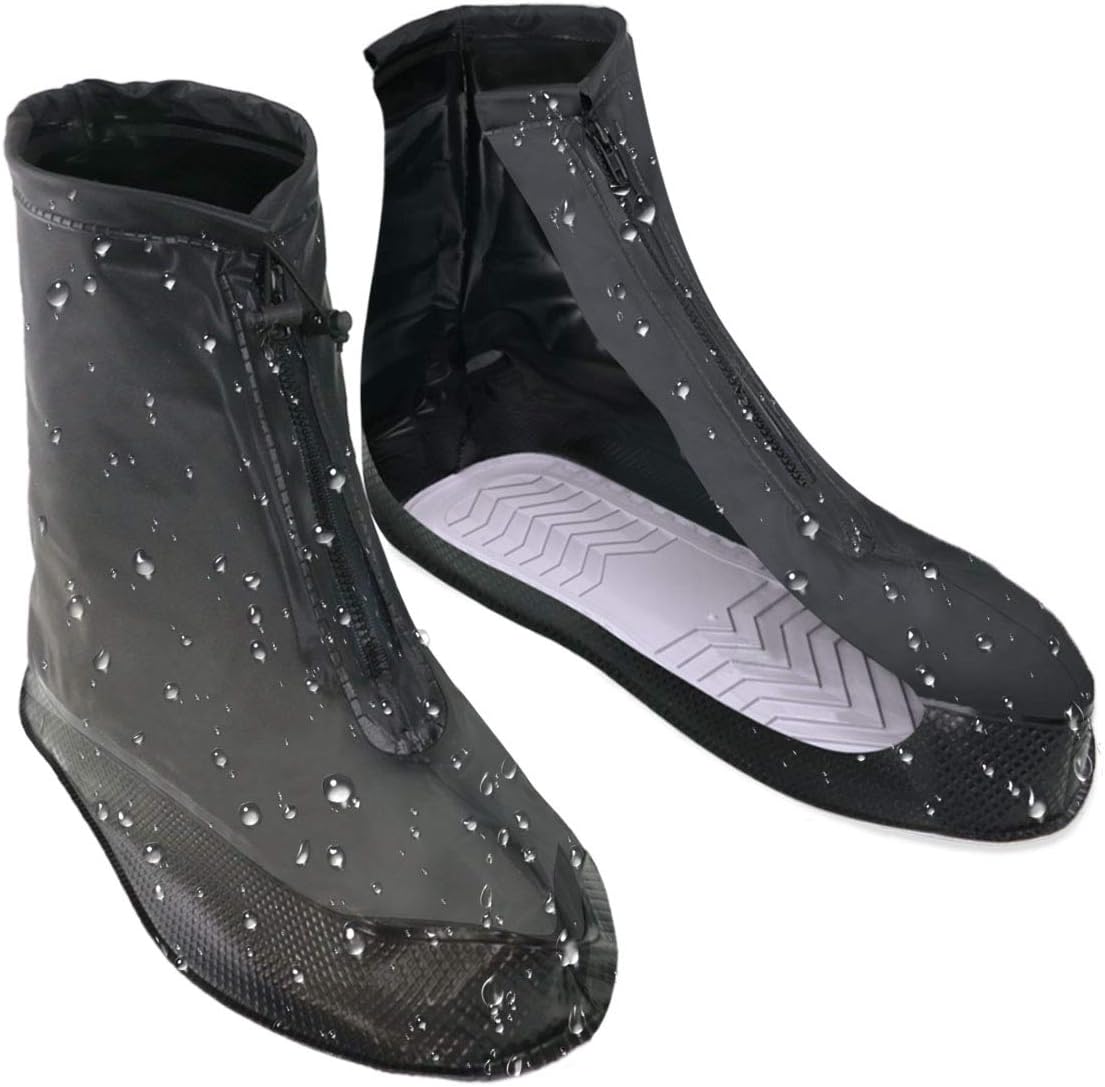 Shoes Covers Rain Snow Boots Waterproof Reusable Anti-Slip Foldable Thicken Sole Overshoes Galoshes Women Men