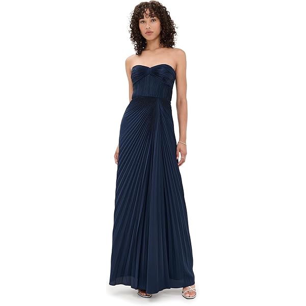A.L.C. Womens Moira Dress, Black, 0 at Amazon Women's Clothing store