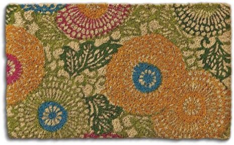 TAG Hana Floral Coir Door Mat