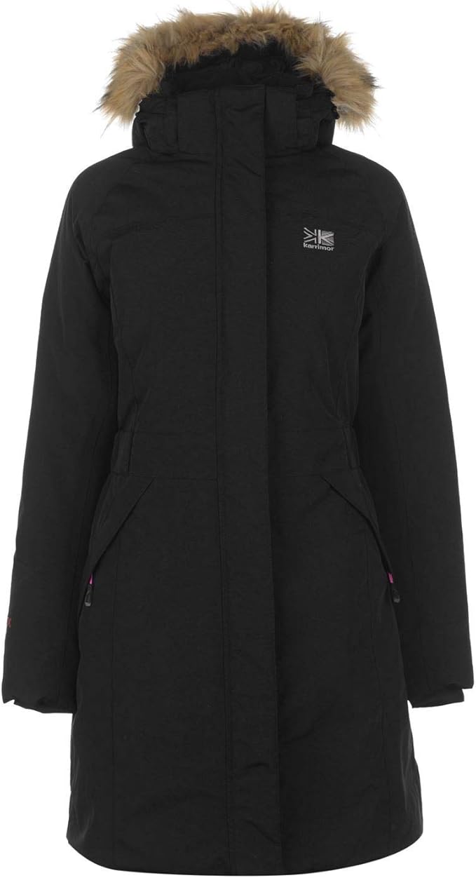 Official Karrimor Igloo Parka para Mujer, Color Negro, Negro, UK 10