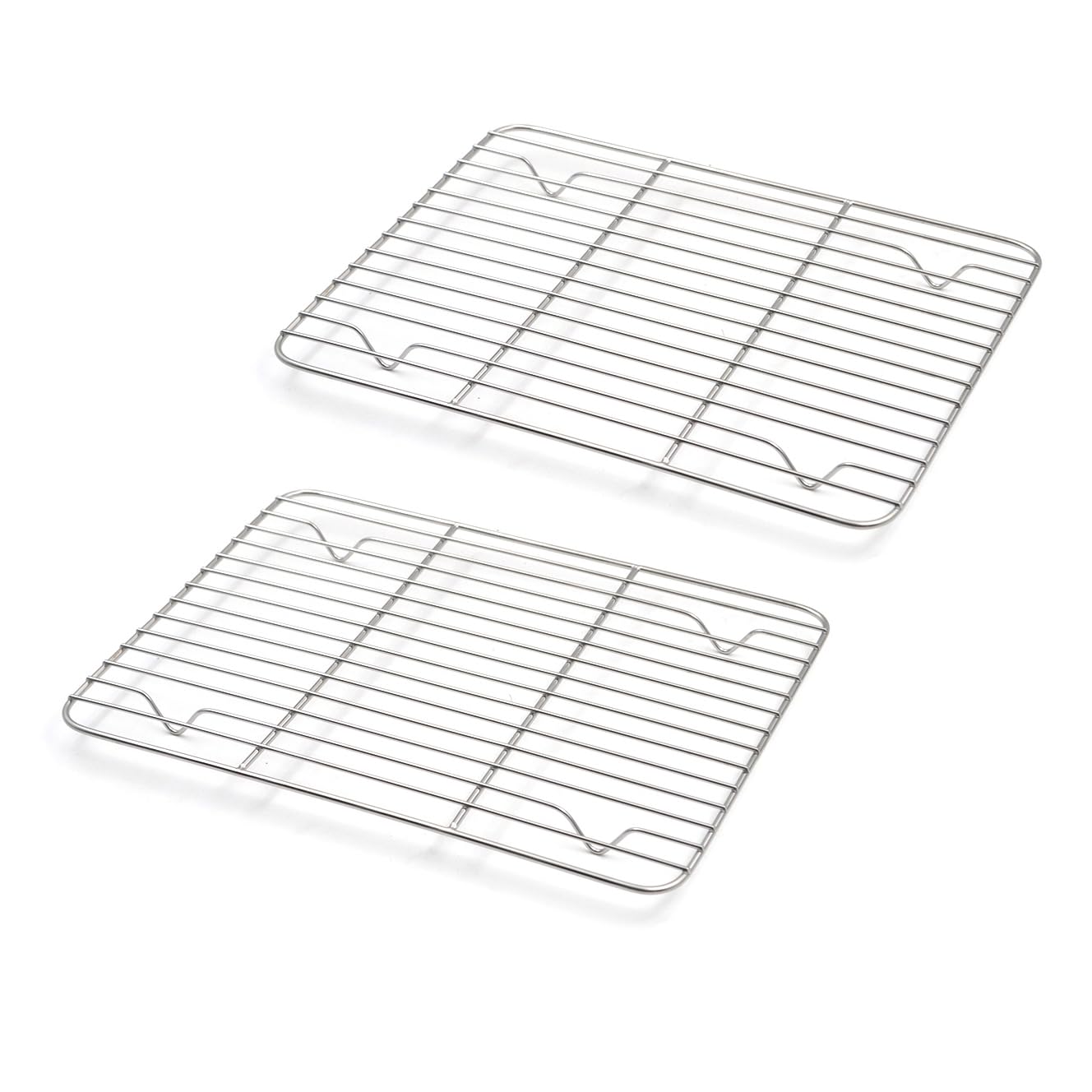 Aspire Cooling Rack 2 Pack, Stainless Steel Baking Racks for Cooking Baking Roasting Grilling-9.6" x 7.4" 2PACK