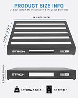 STRICH MAX22 Guitar Pedalboard Extra Large Aluminum 22 x 17.7 in Carry Bag view 2