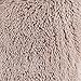 Sweet Home Collection Plush Pillow Faux Fur Soft and Comfy Throw Pillow (2 Pack), Taupe