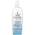 HEMPZ Triple Moisture Fresh Citrus Herbal Hydrating Multi-Purpose Body Oil for Face or Body - Moisturizing Bath, Shower, or Shaving Oil for Dry or Sensitive Skin for Women & Men, 6.76 Oz