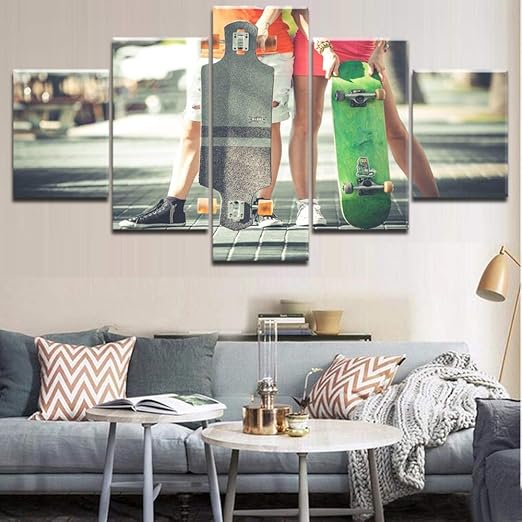 Lienzo Inicio Marco Decorativo Arte De La Pared Fotos 5 Unidades