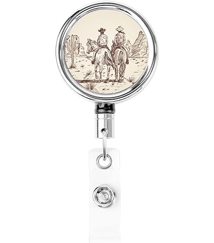 Maryland State Flag Badge Reel - 34 Inch Retractable ID Holder With Swivel Clip