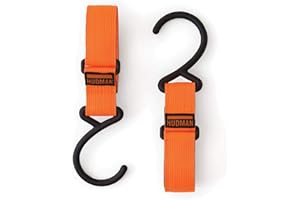 NECALON Hudman Works Strap & Hook, Bright Orange, 10"