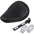Leather Motorcycle Custom Solo Spring Bracket Seat Hard Bottom
