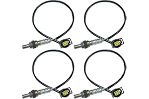 ATBIZZLE O2 Oxygen Sensor 234-4587 Upstream and Downstream Fit for Chrysler 300 Sebring Aspen, Jeep Commander Grand Cherokee Liberty, Dodge Avenger Challenger Charger Magnum Nitro Grand Caravan, 4Pcs