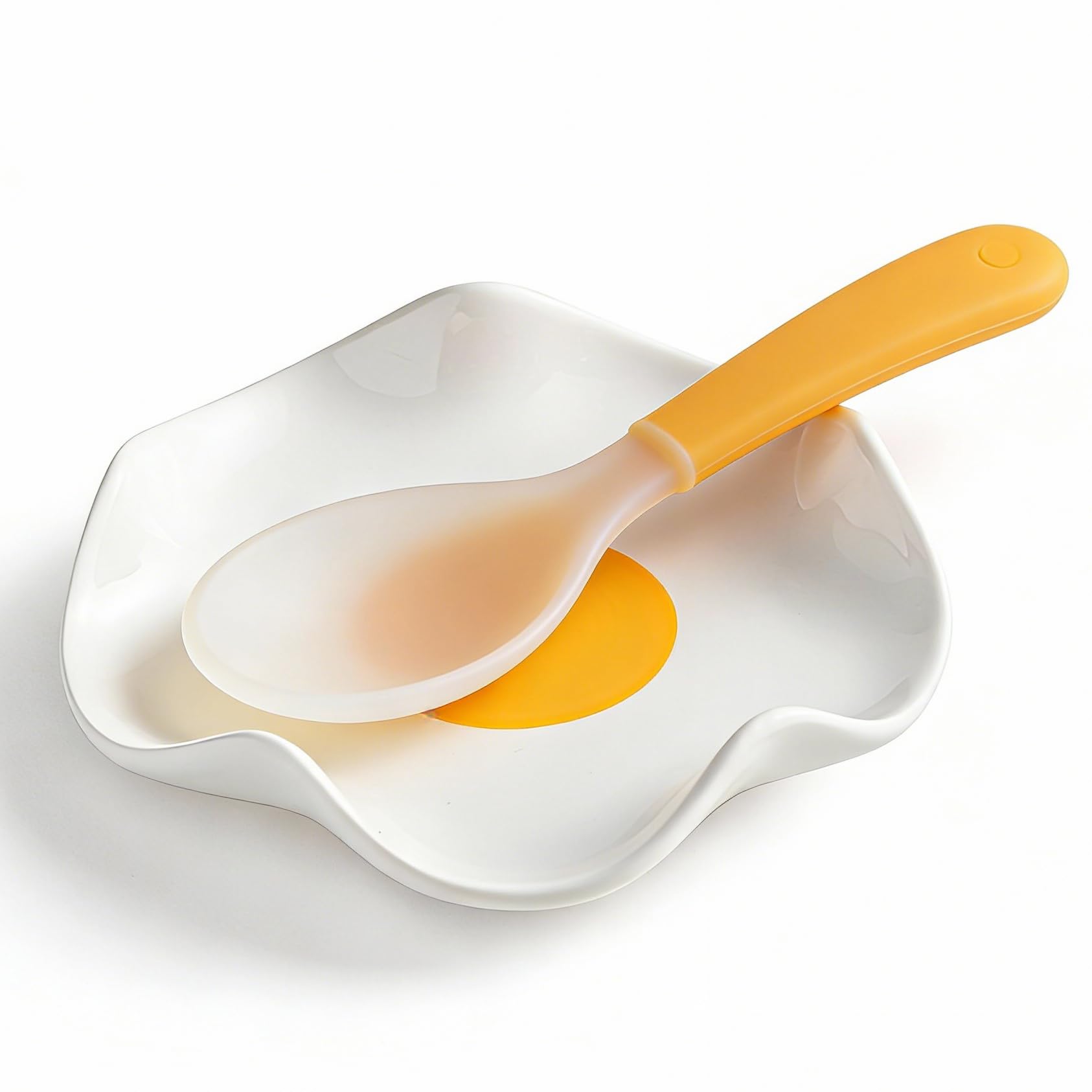 Photo 1 of *USED*
Miamolo Cute Spoon Rest for Stove Top, Ceramic Egg Spoon Holder for Kitchen Counter Spatula Holder, 5.3in Coffee Spoon Rest, Sunny-Side Up Funny Cooking Spoon Holder for Utensils, Kitchen DéCor