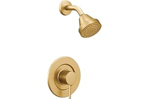 Moen T2192EPBG Align Posi-Temp Pressure Balancing Eco-Performance Shower Trim Kit Valve Required, Brushed Gold