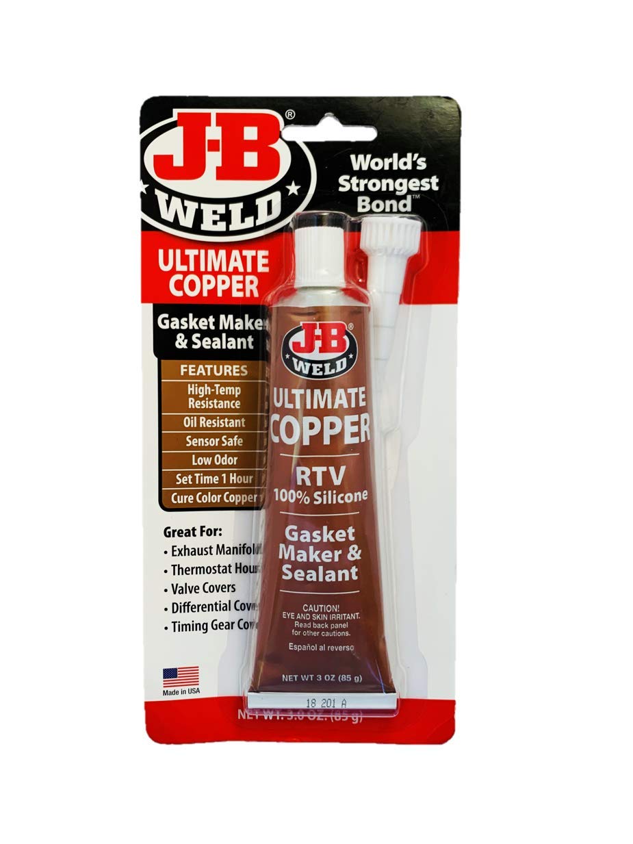 JB Weld 32325 Ultimate Copper High Temperature RTV Silicone Gasket