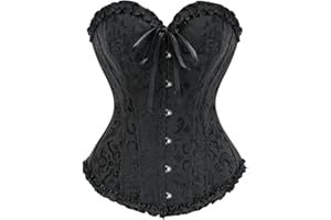Corset Lace Up Tops for Women Bustier Shapewear Lingerie Outfit Breast Waist Push Up Bodysuit Corset Top
