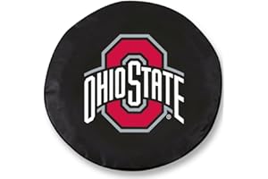 HBS NCAA Tire Cover by Holland Bar Stool - Ohio State, Black - 31.25in x 12in