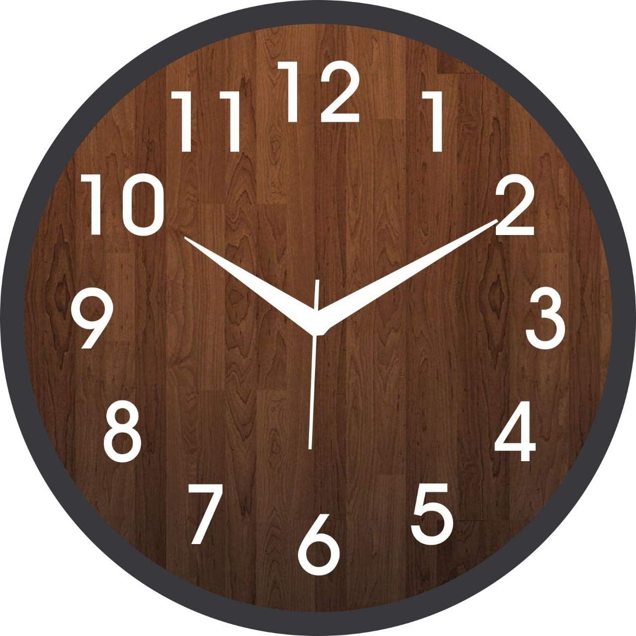 JaipurCrafts Plastic Abstract Wall Clock (Black , 2 X 12 X 12 Inch)