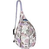 KAVU Mini Rope Sack Sling Crossbody Backpack - Succulents