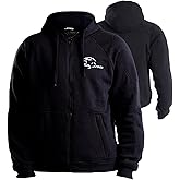 J.A.G. Motorcycle Protective Hoodie for Men – Armored Riding Jacket w/Aramid Lining for impact | All-Season Hoodie Sweater