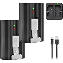 2-Pack V4 Replacement for Ring Doorbell Battery, 6040mAh
