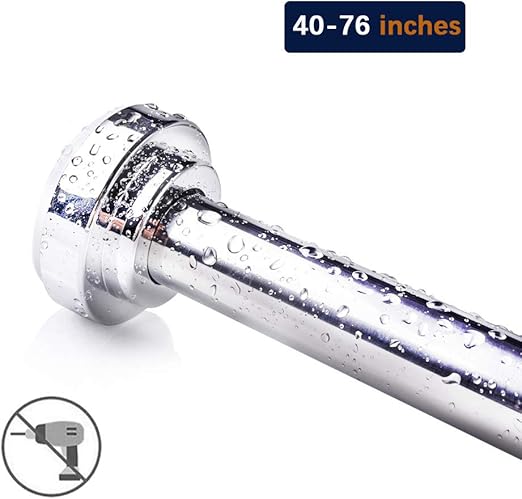 Amazon Com Sachukot Shower Curtain Rod 40 76 Inches Adjustable