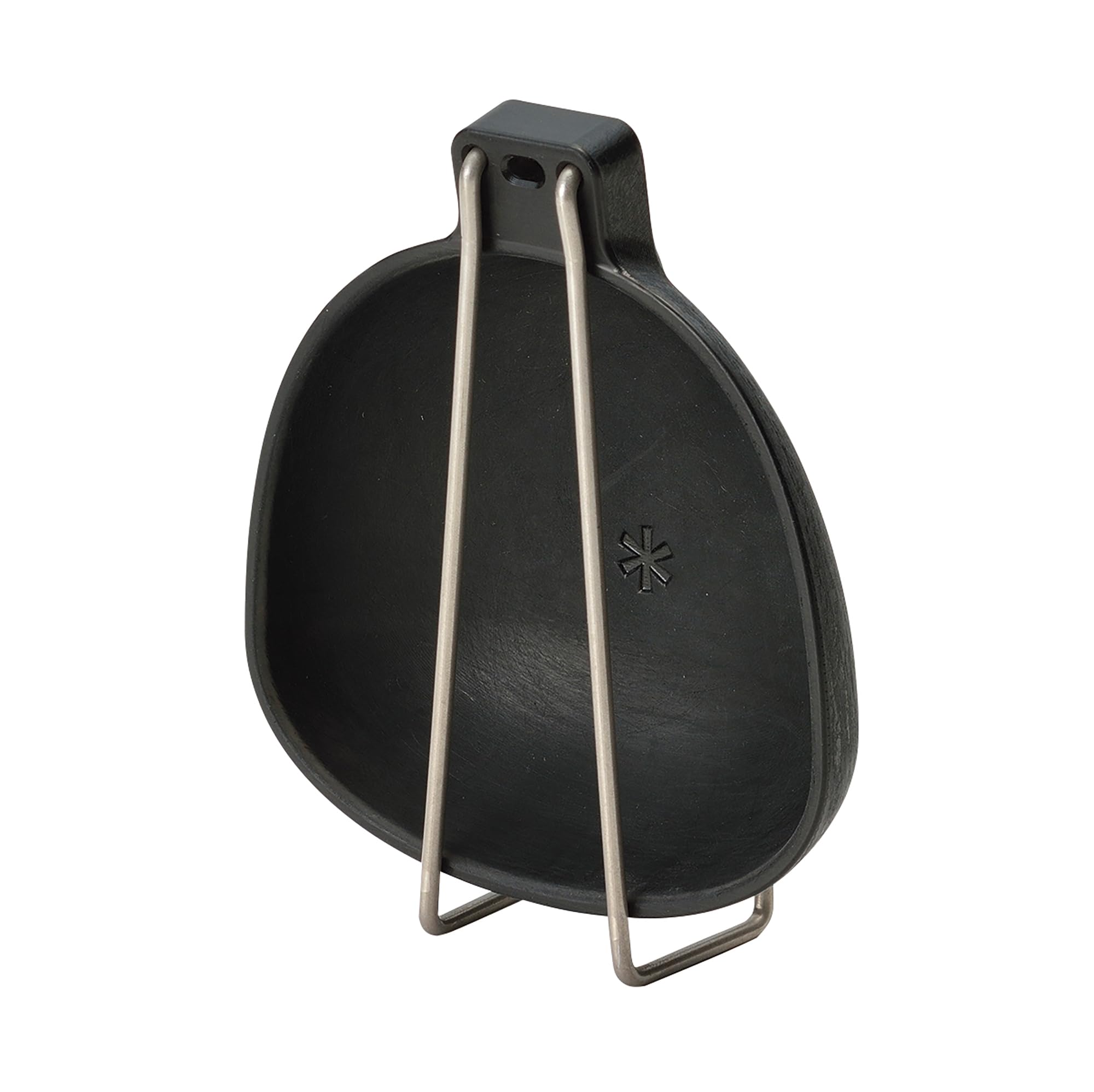 Snow Peak Folding Nylon Cooking Ladle for Camping/Hiking, Black