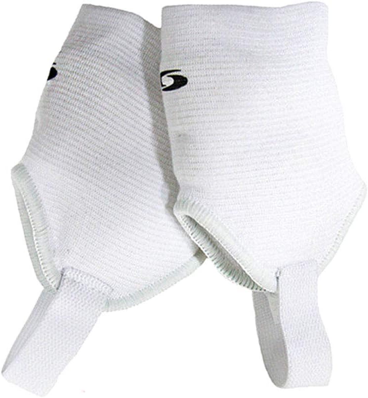 Ankle guards (x 1 Pair Shield Protector Dual Sided Pads for Soccer Football (White Color) : Sports & Outdoors