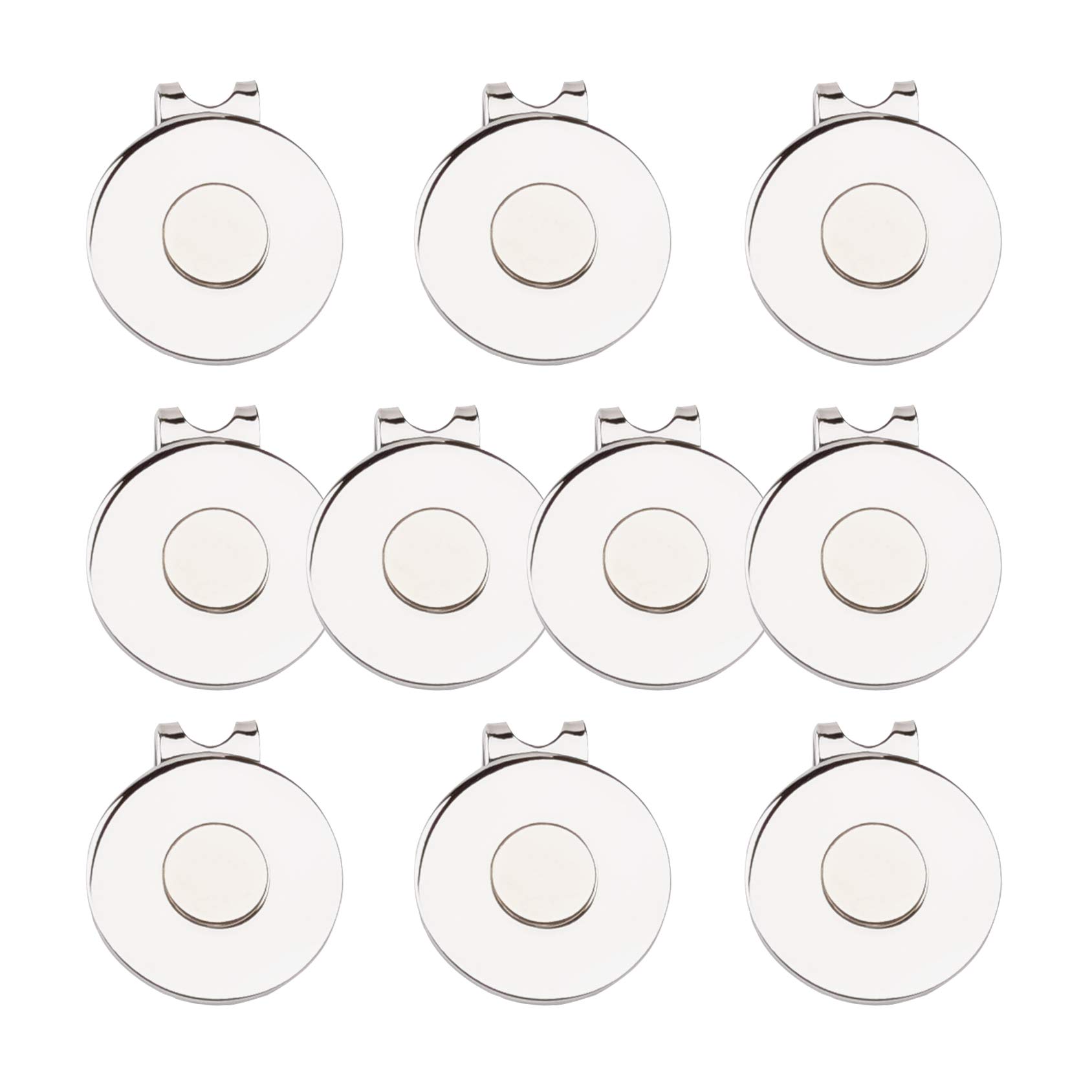 Eshan Magnetic Golf Hat Clips 10 Pack Golf Ball Marker Holder Men Women Golfer Gifts Golf Sports Court Accssories For Golf Gloves Hats Bags Caps Visor Belt Pocket Lot