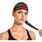 Women Fashion Sweat Bands - Sweatbands for Men - Sports Headbands for Women Workout - Athletic Headbands for Mens Boy Girts Bandana