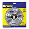 IRWIN Tools MARATHON Carbide Cordless Circular Saw Blade, 6 1/2-inch, 40T (14023)