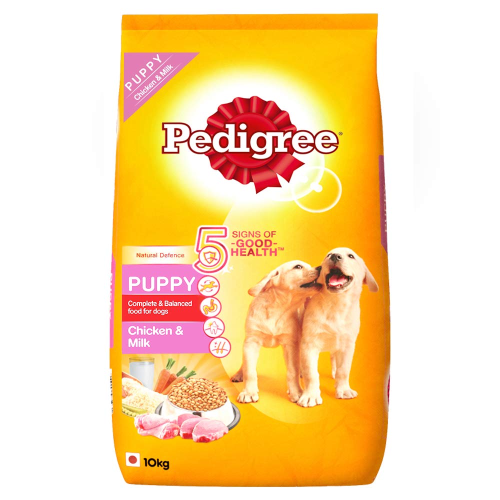 pedigree puppy chicken and milk