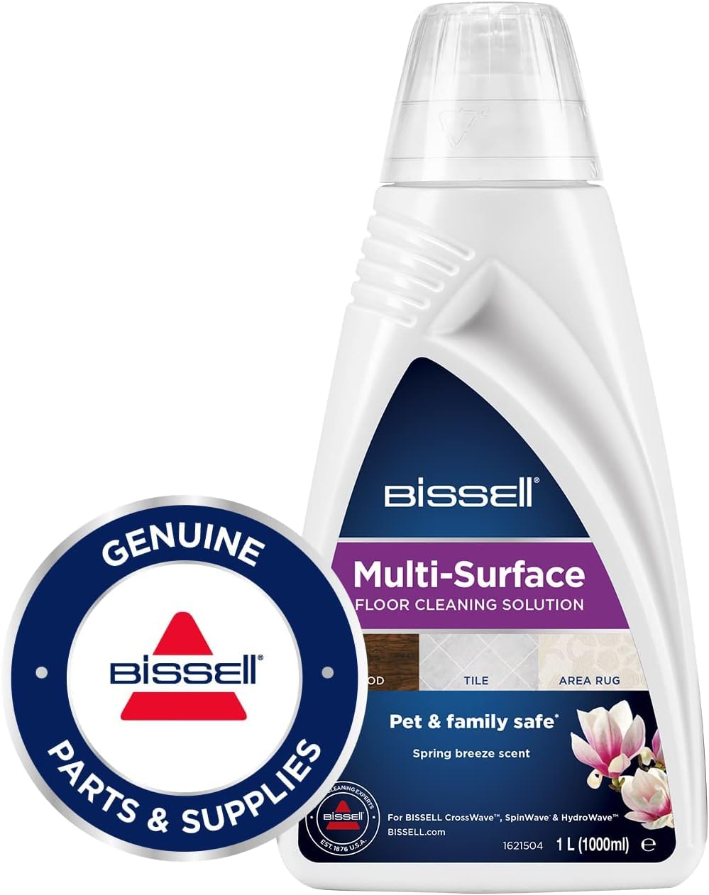 BISSELL Mehrflächen-Bodenreinigungslösung, 3er-Pack, 1 L, 2885 3