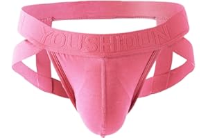 bebeone Mens Jockstrap Underwear Thong Athletic Supporters