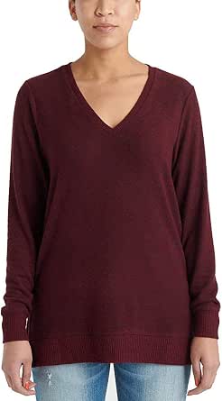 V-Neck Tunic Long Sleeves Pullover 