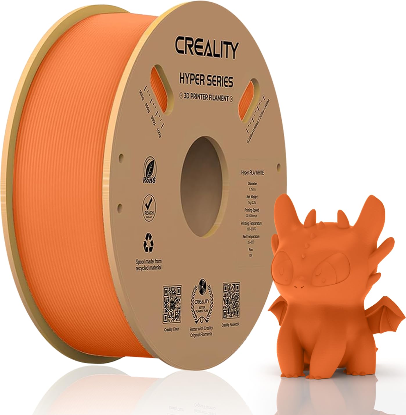 Official Creality Hyper PLA Filament 1.75mm, High