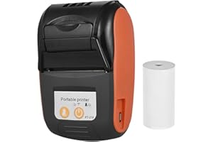 Sunydog Thermal Receipt Printer, PT-210 58mm Portable Thermal Printer Handheld Ticket Bill Printer for Retail Stores Restaurants Factories Logistics Small Business,1 Paper Roll