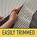 Grip Master 2X Extra Thick Area Rug Pad Grippers, 2.5 x 13 Feet, Cushioned for Hard Surface Floors, Maximum Gripper and Cushion for Under Rugs, Protection Pads for Hardwood Floor, Under Carpet Mats