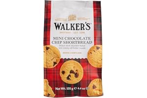 Walker's Mini Chocolate Chip Shortbread Rounds, 125g