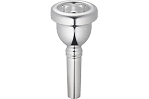 VINCENT BACH Bach 3505GB Small Shank Tenor Trombone Mouthpiece, Silver Plated, 5GB Cup Deep