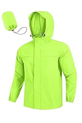 COOFANDY Men's Rain Jacket Waterproof Lightweight