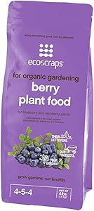 EcoScraps for Organic Gardening Berry Plant Food, 4 lbs